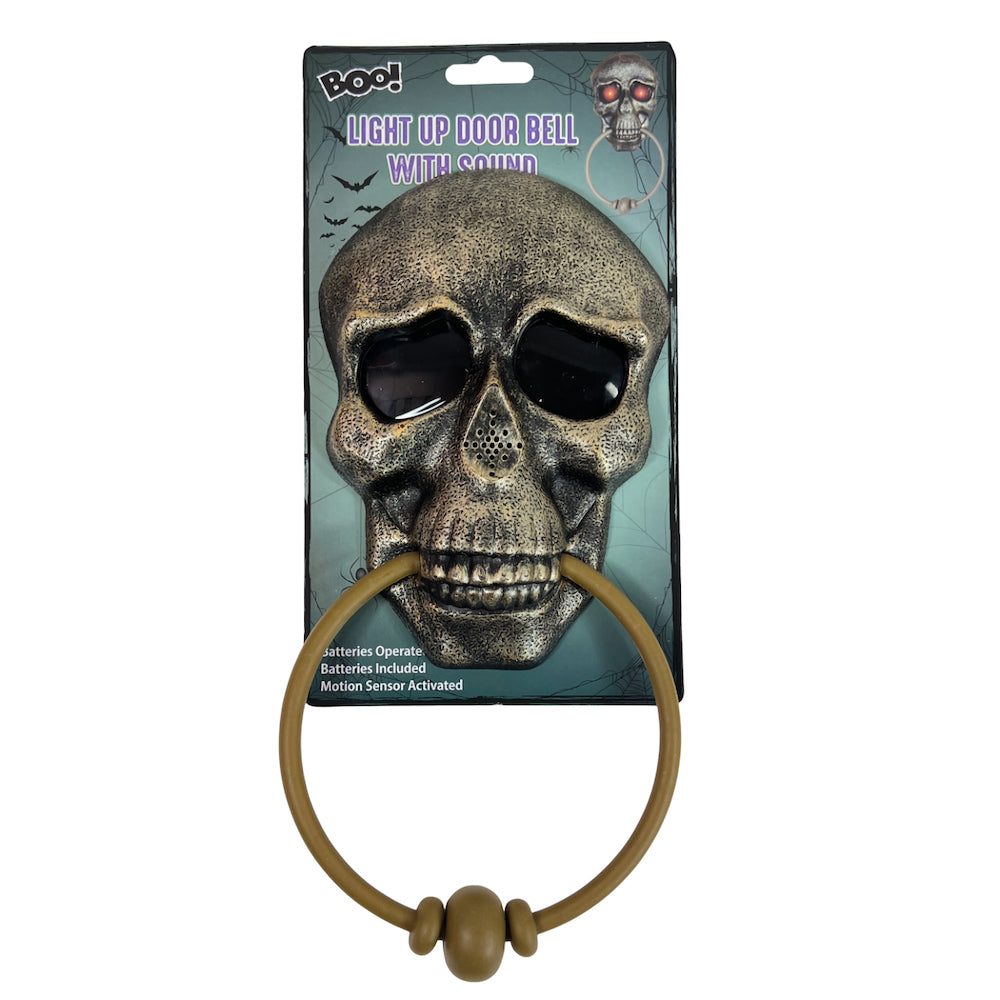 Golpeador Puerta Led Y Sonido 29X12 Cms