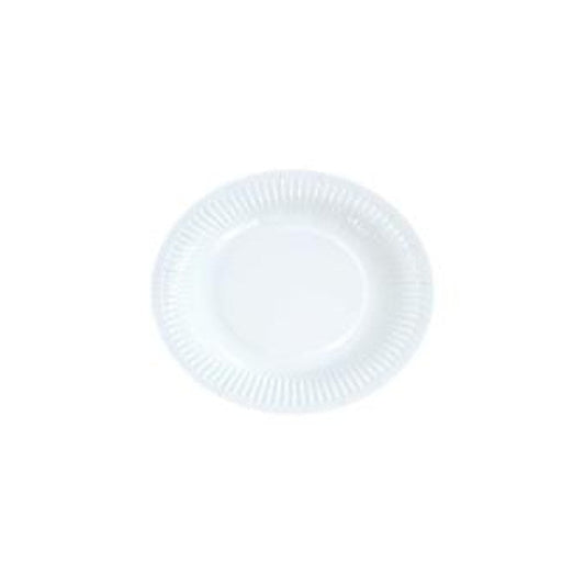 Plato Papel Color 7 Pulgadas X 25 Blanco | Don Cotillon