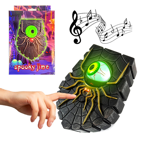 Timbre Puerta Ojo Araña Led/Sonido/Mov