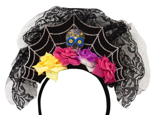 Cintillo Telaraña Flores - Airy - Carnaval Online