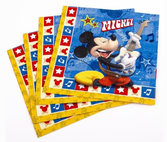Servilletas La Casa de Mickey Mouse x 12unidades