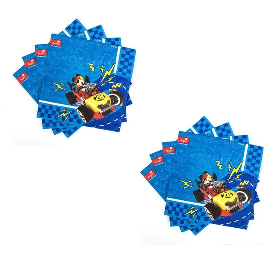 Servilletas Mickey Mouse Aventura x 12unidades