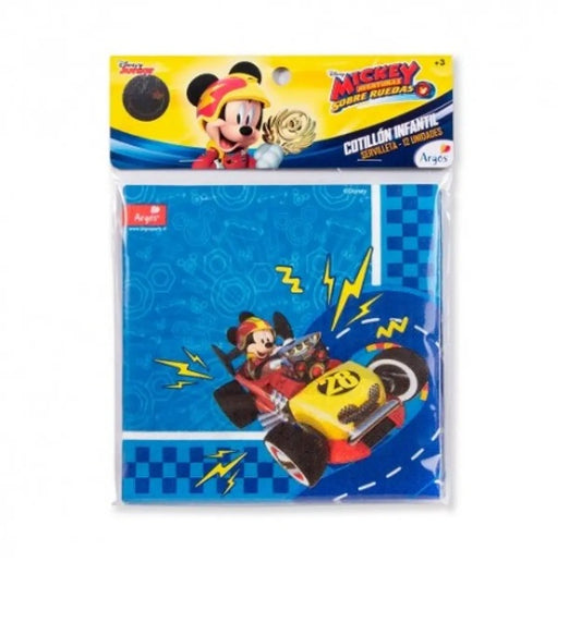 Servilletas Mickey Mouse Aventura x 12unidades