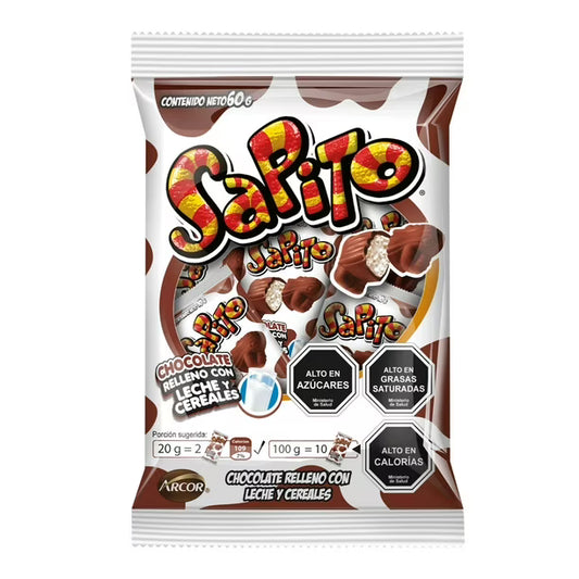 Chocolate Sapito Bolsa, 60 g