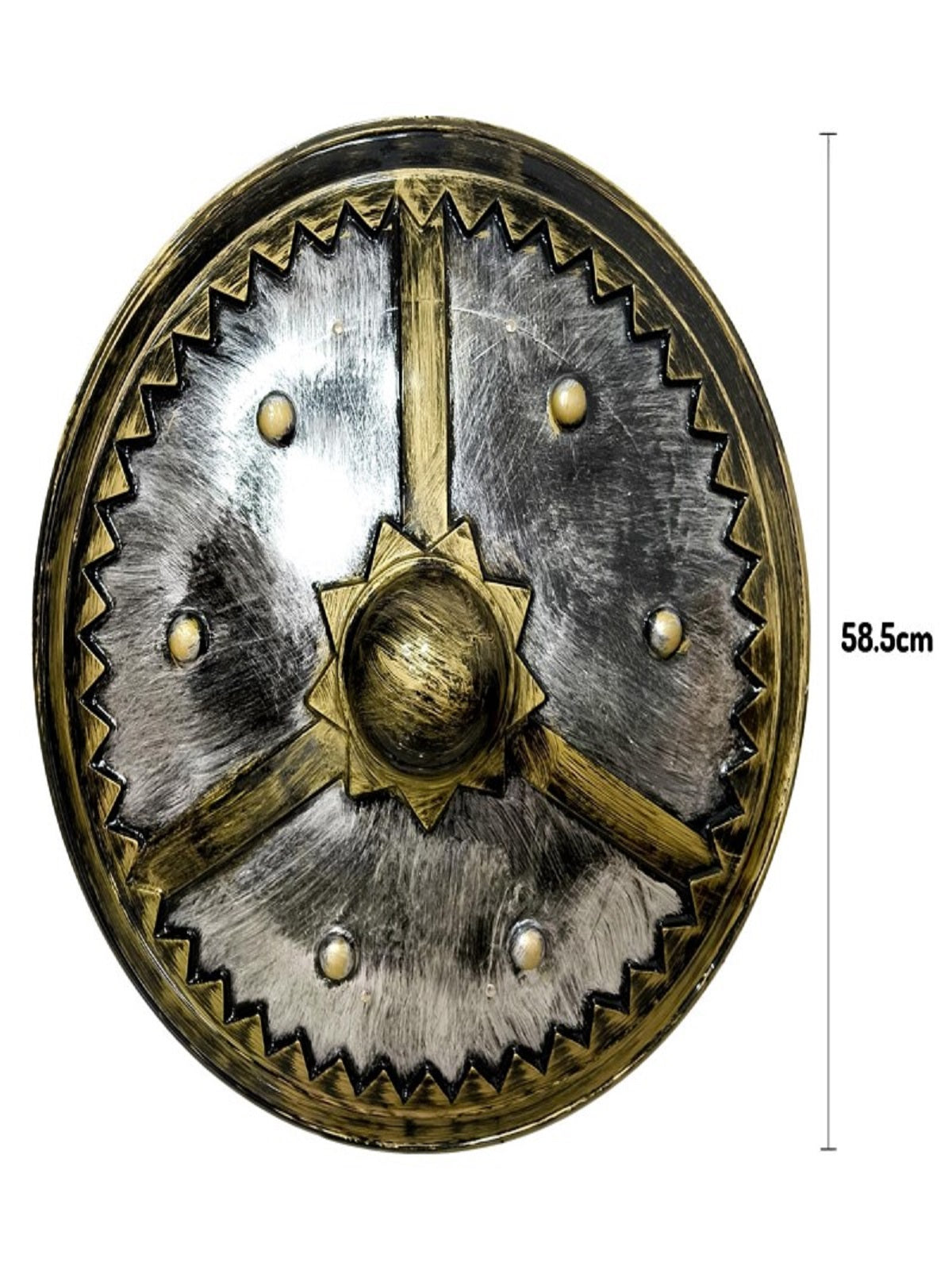 Escudo Plástico Romano 58,5 cm