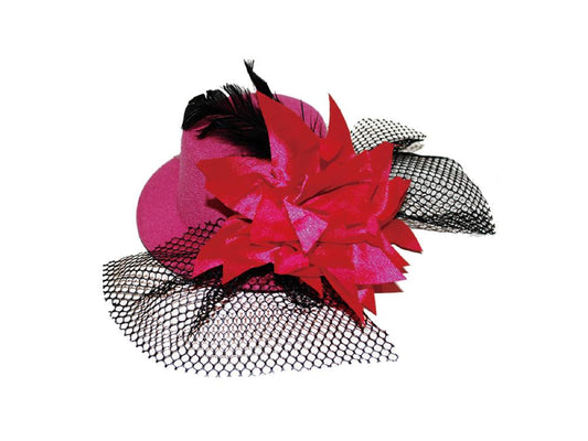 Gorrito Flor Grande Rosado - Airy - Carnaval Online