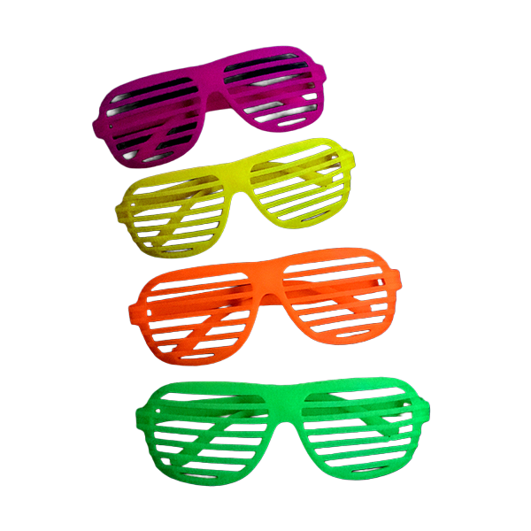 Pack De Lentes Aviador Fluor - 5 Unidades