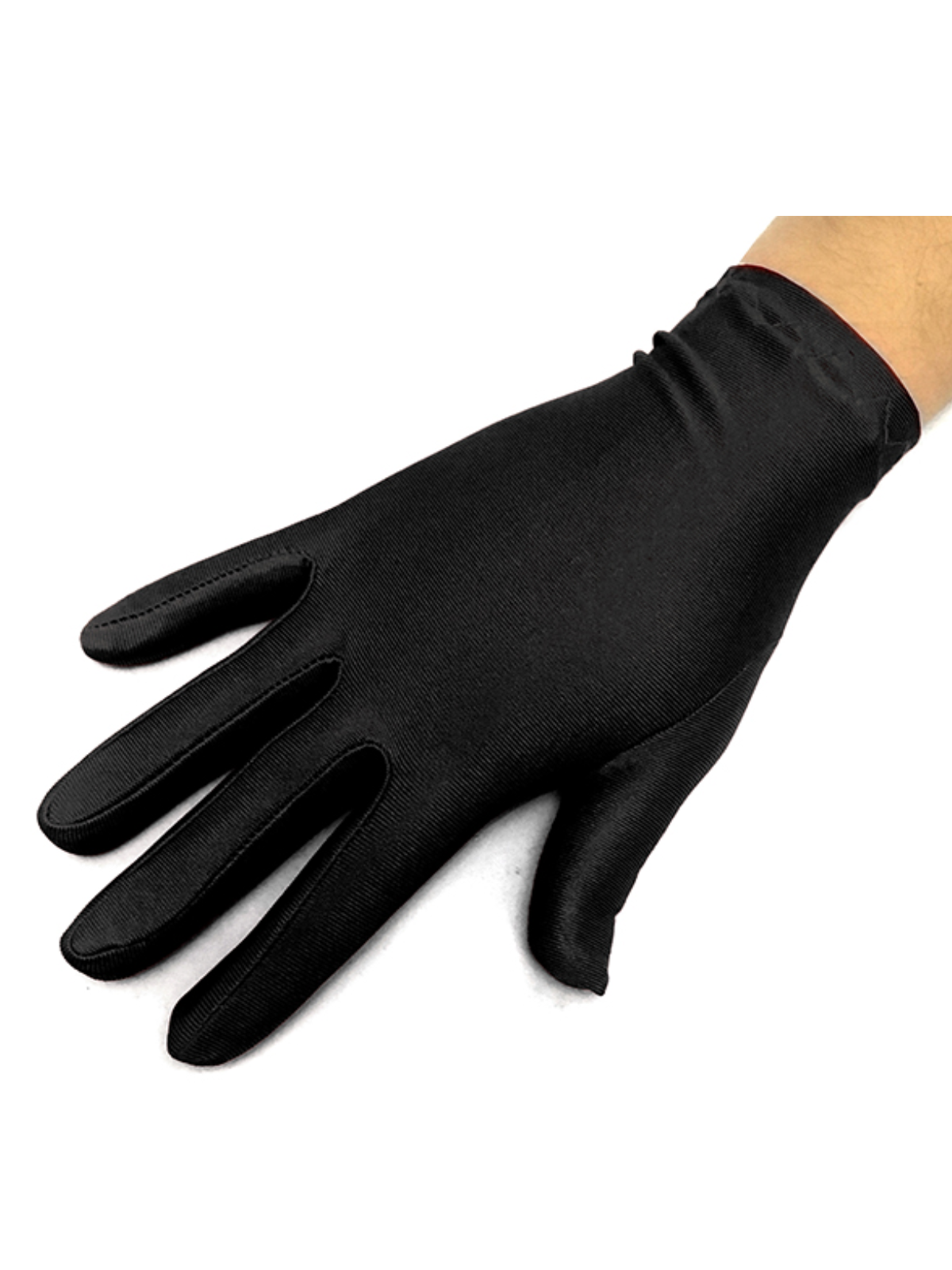 Guante Liso 21Cm Negro - Don Cotillon