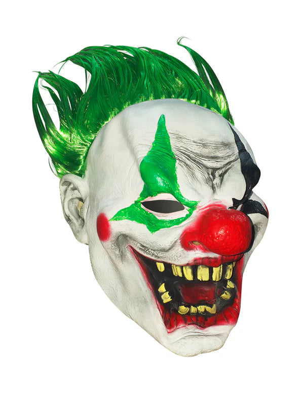 Máscara látex Payaso dientes amarillos