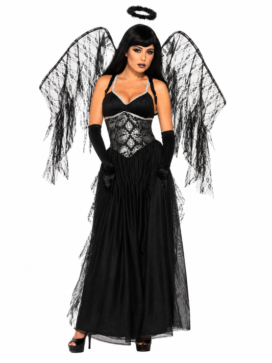 DISFRAZ ANGEL NEGRO