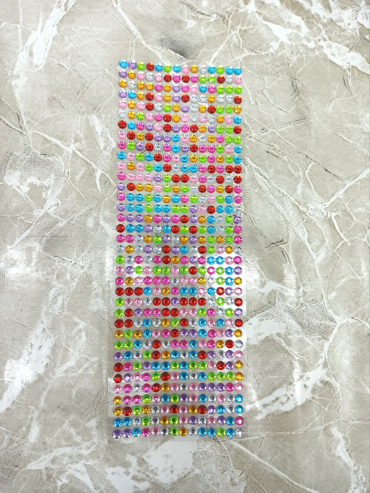 Adhesivo Bling Grande Multicolor - Don Cotillón