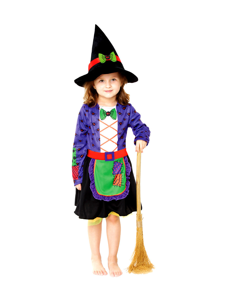 Traje Infantil Brujita 6-12M - Don Cotillón