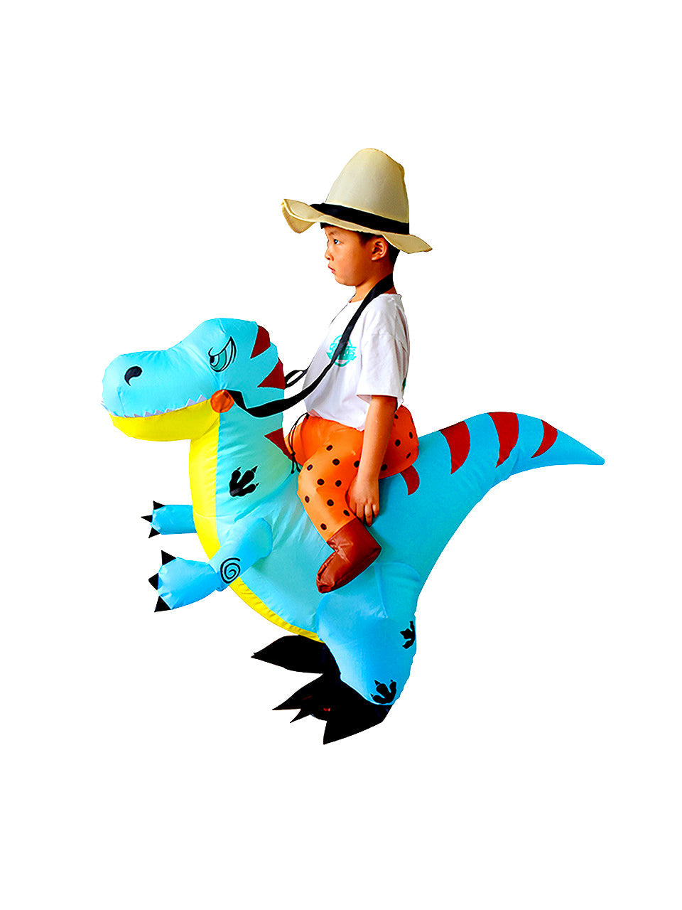 Traje Infantil Inflable Ride Dino 120-150Cm X1Uni - Don Cotillon
