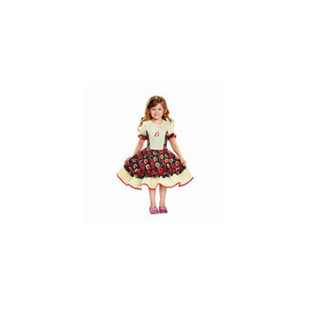Vestido Huasa Chinita Floreado 7-9 | Don Cotillon