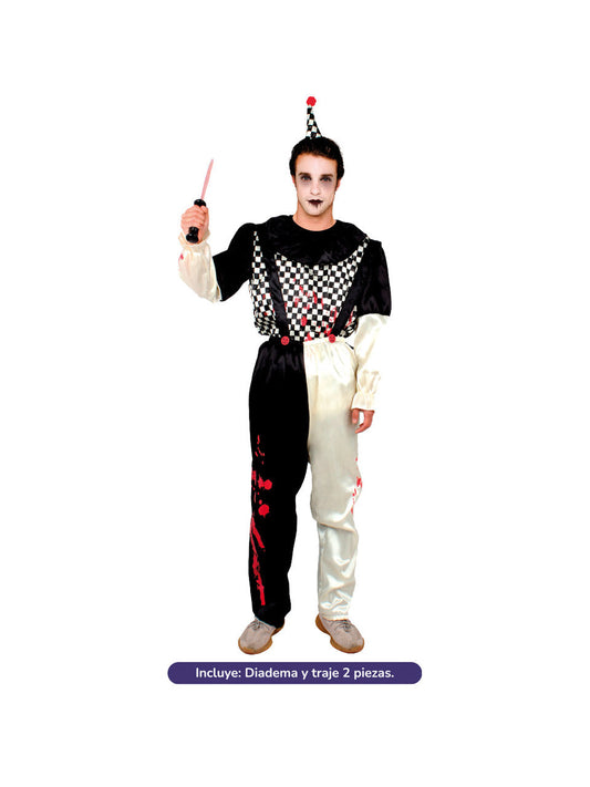 Traje Payaso Terrifier M - Don Cotillon