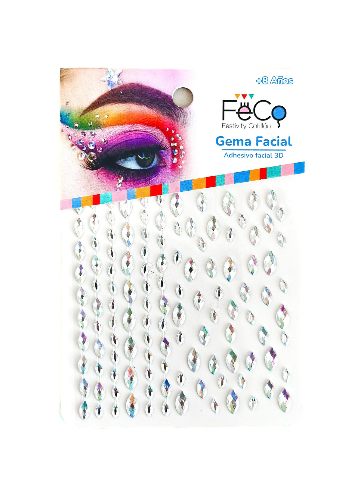 Adhesivo Deco Cristal Nacarado X1 Uni - Don Cotillon