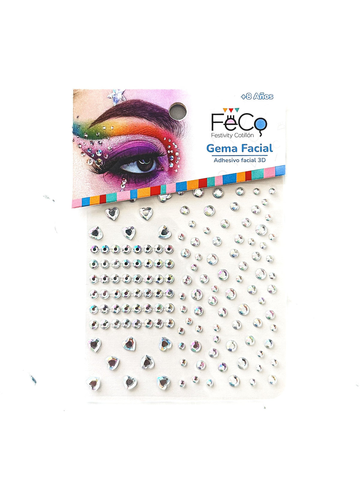 Adhesivo Deco Corazon Nacarado X1 Uni - Don Cotillon