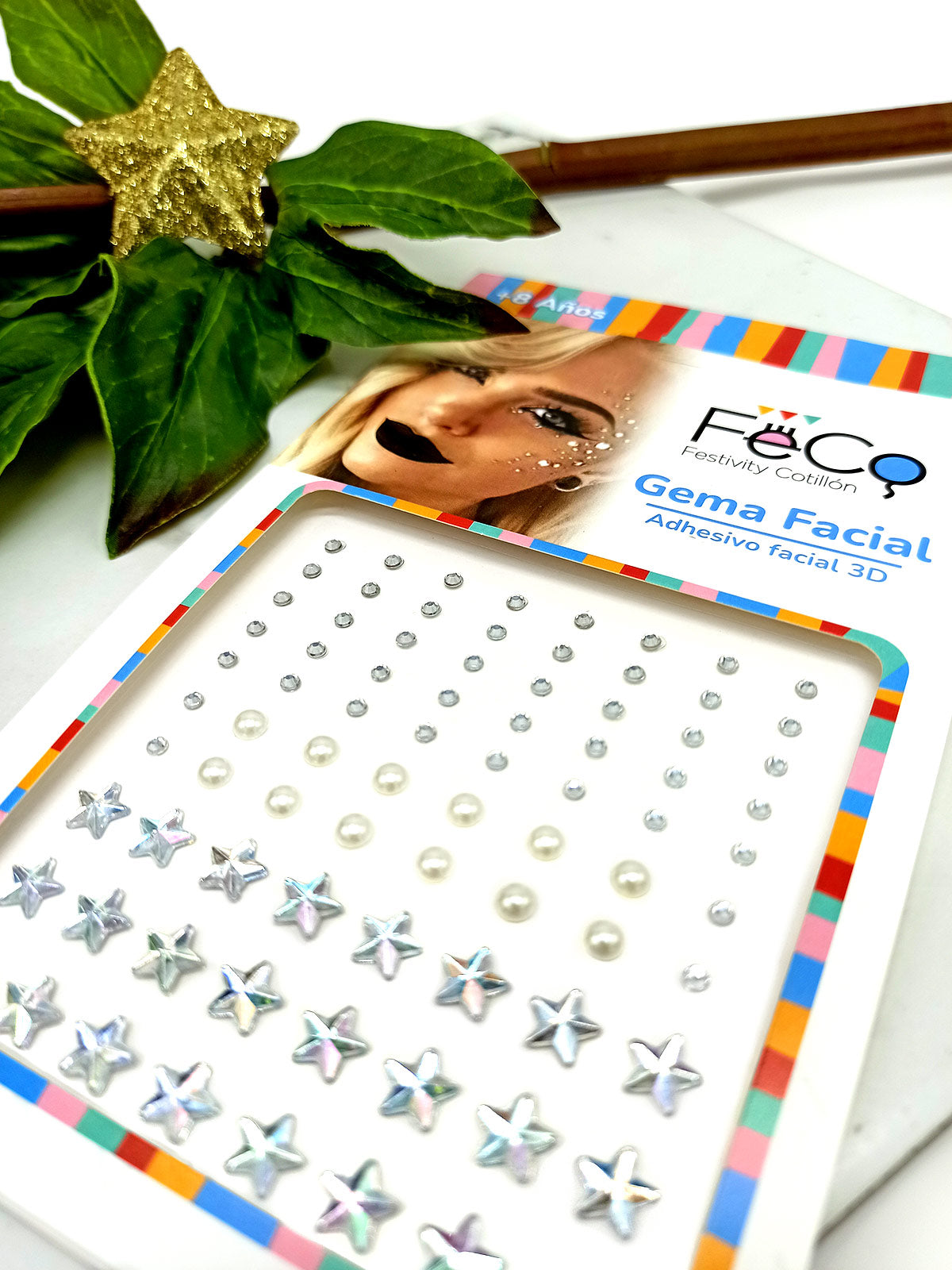 Adhesivo Deco Perlas Estrella X1 Uni - Don Cotillon
