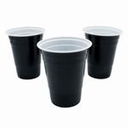 Vaso Negro 500Ml X25Uni