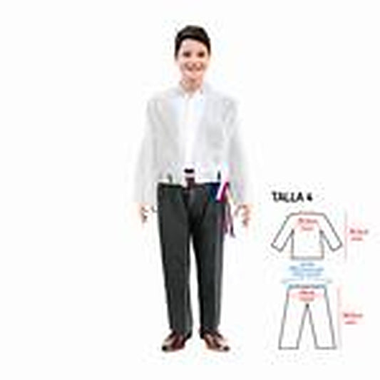 Traje Huaso Elegante T4 Blanco X1Uni