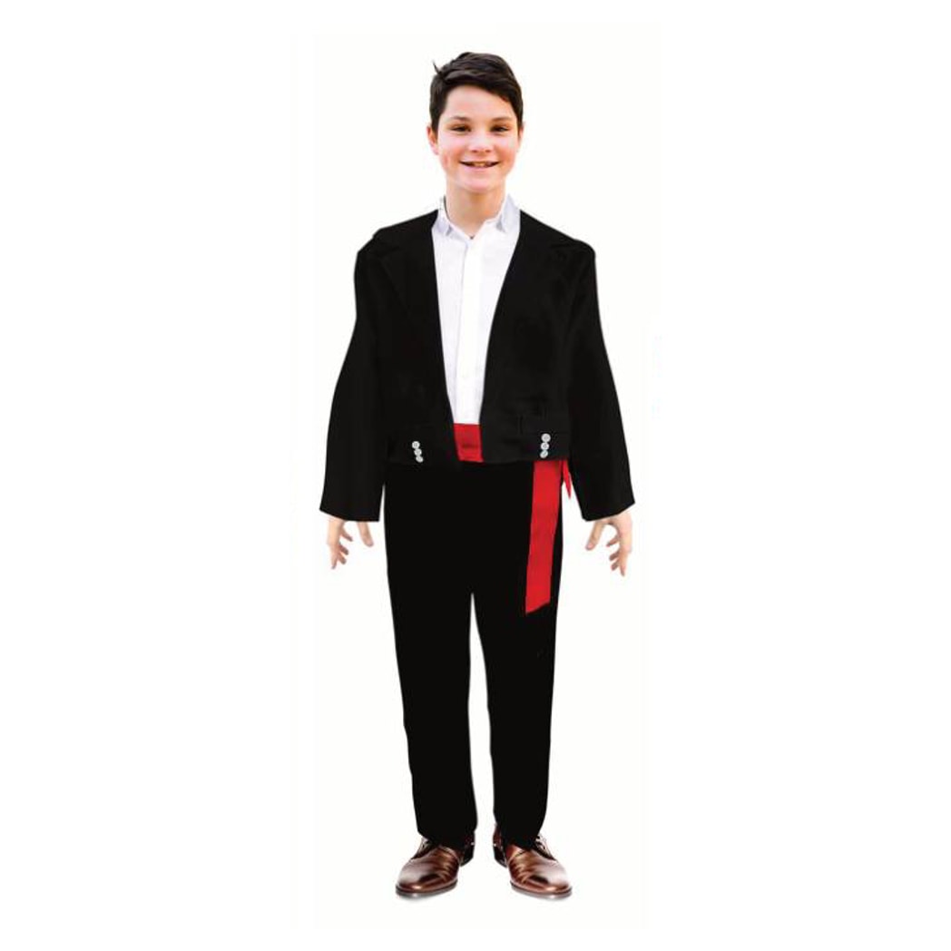 Traje Huaso Elegante T4 Negro X1Uni - Disfraces