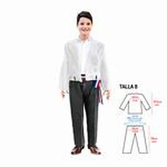 Traje Huaso Elegante T8 Blanco X1Uni