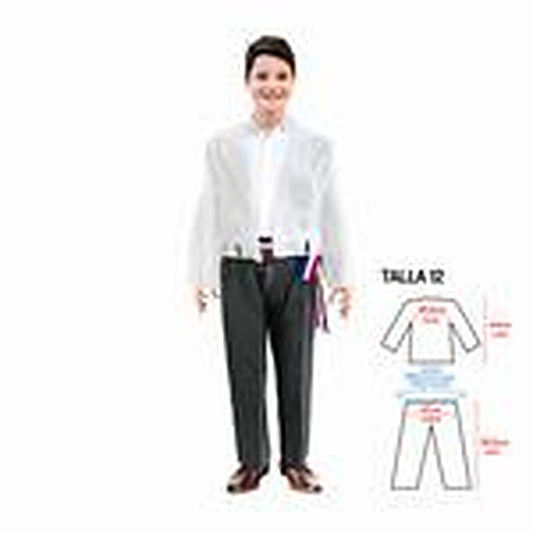 Traje Huaso Elegante T12 Blanco X1Uni