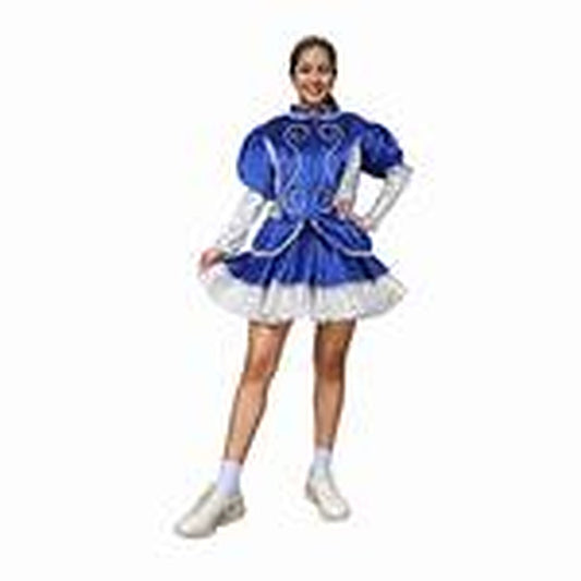 Traje Caporal Mujer S Azul