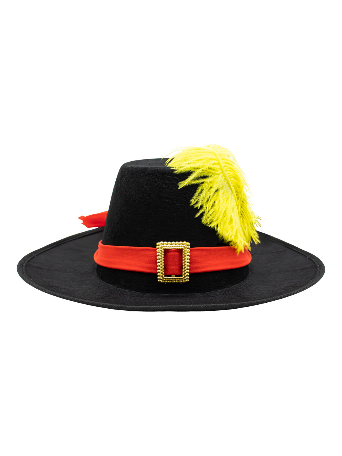 Sombrero Pluma Amarilla X1 Uni - Don Cotillon