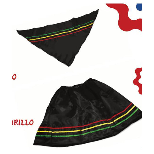 Traje Nortino Mujer Negro 10-12 X1Uni