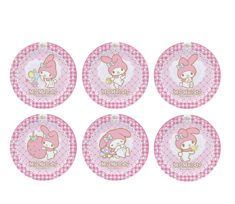 PLATOS  REDONDO MY MELODY X6UNI