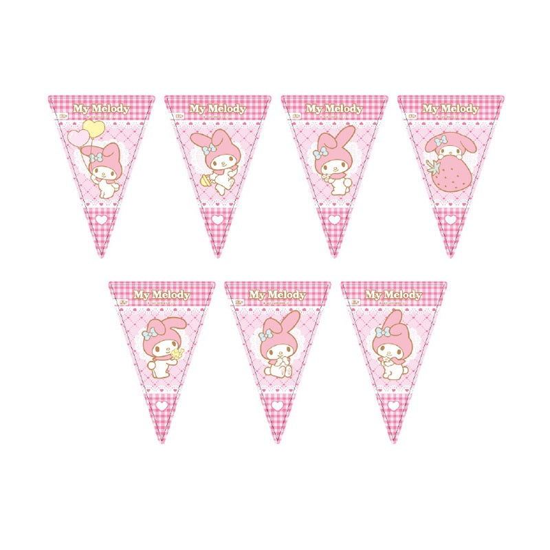 BANDERIN TRIANGULAR PAPEL 2M MY MELODY X1UNI