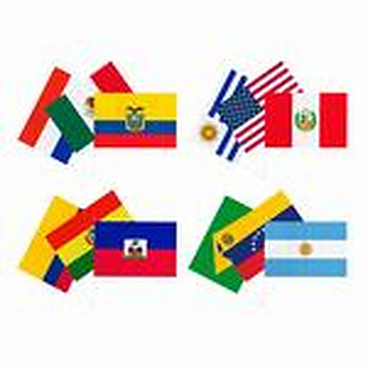 Bandera Paises Surtido 60X90 X1Uni