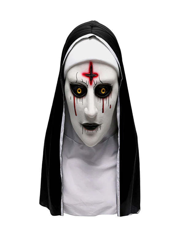Máscara látex Monja Cruz