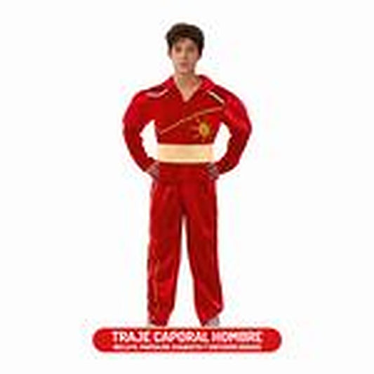 Traje Caporal Hombre M Rojo