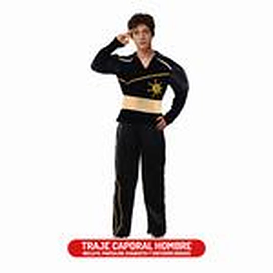 Traje Caporal Hombre L Negro