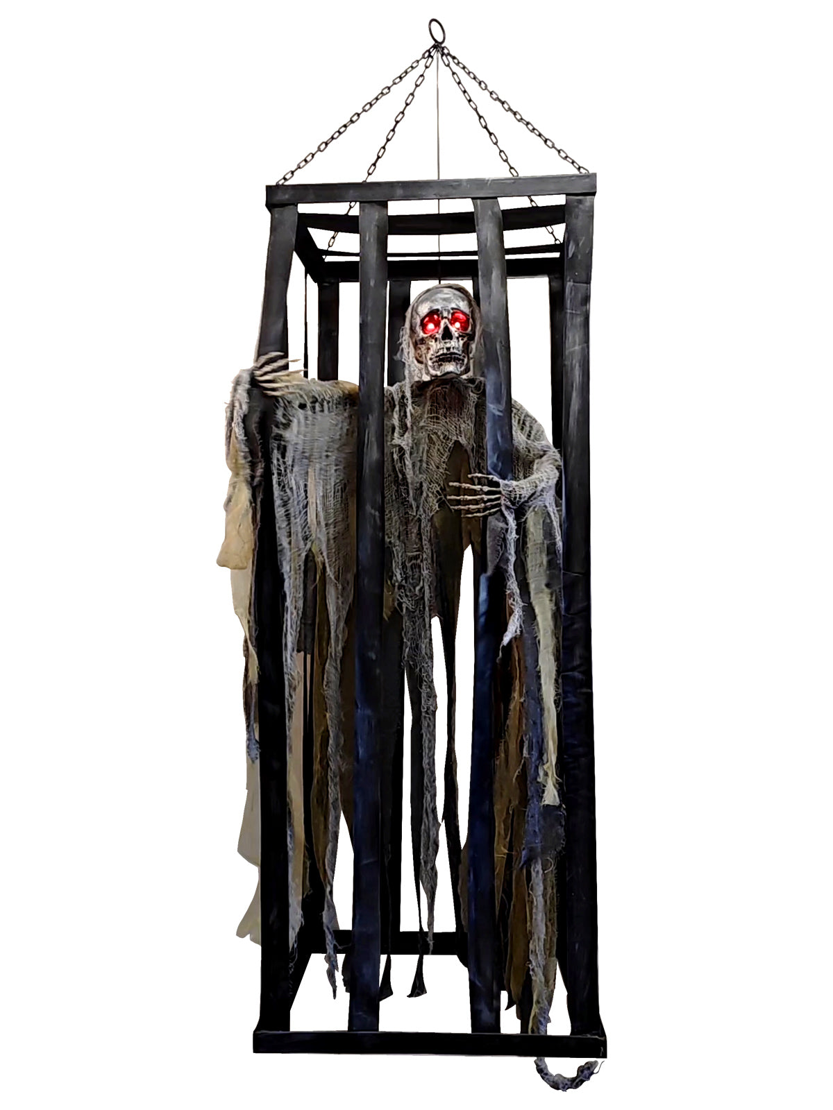 Esqueleto Enjaulado Animatronics 200Cm X1Uni - Don Cotillon