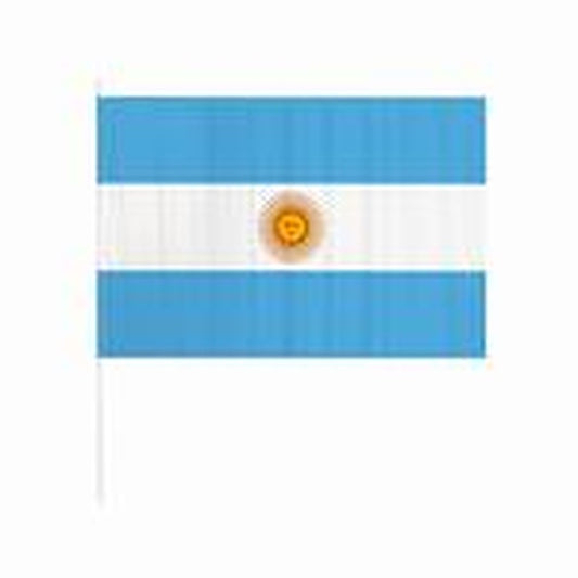 Bandera Argentina 60X90 Palito X1Uni