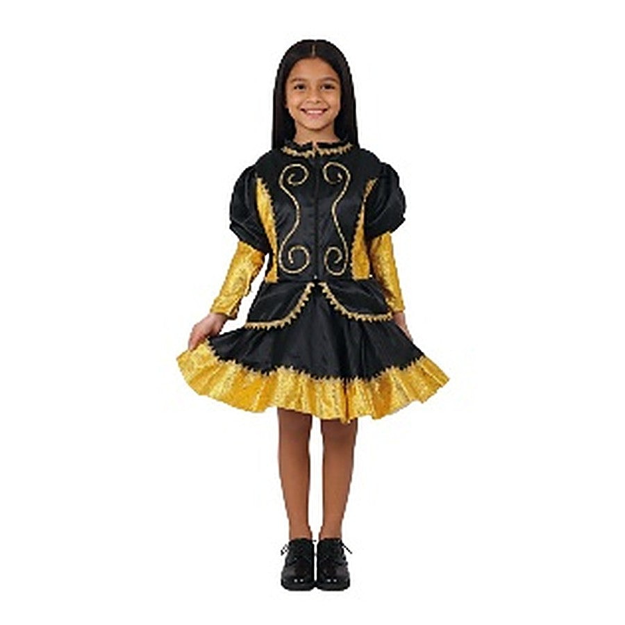 Traje de caporal mujer negro talla 7-9 años