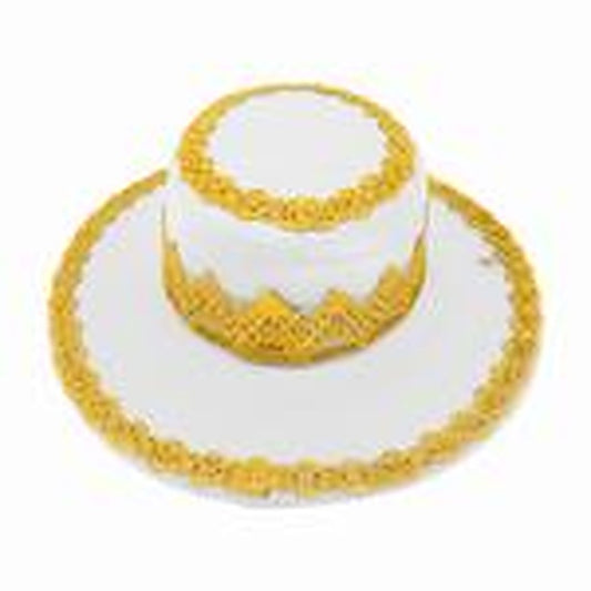 Gorro Caporal Hombre Infantil Blanco X1Uni