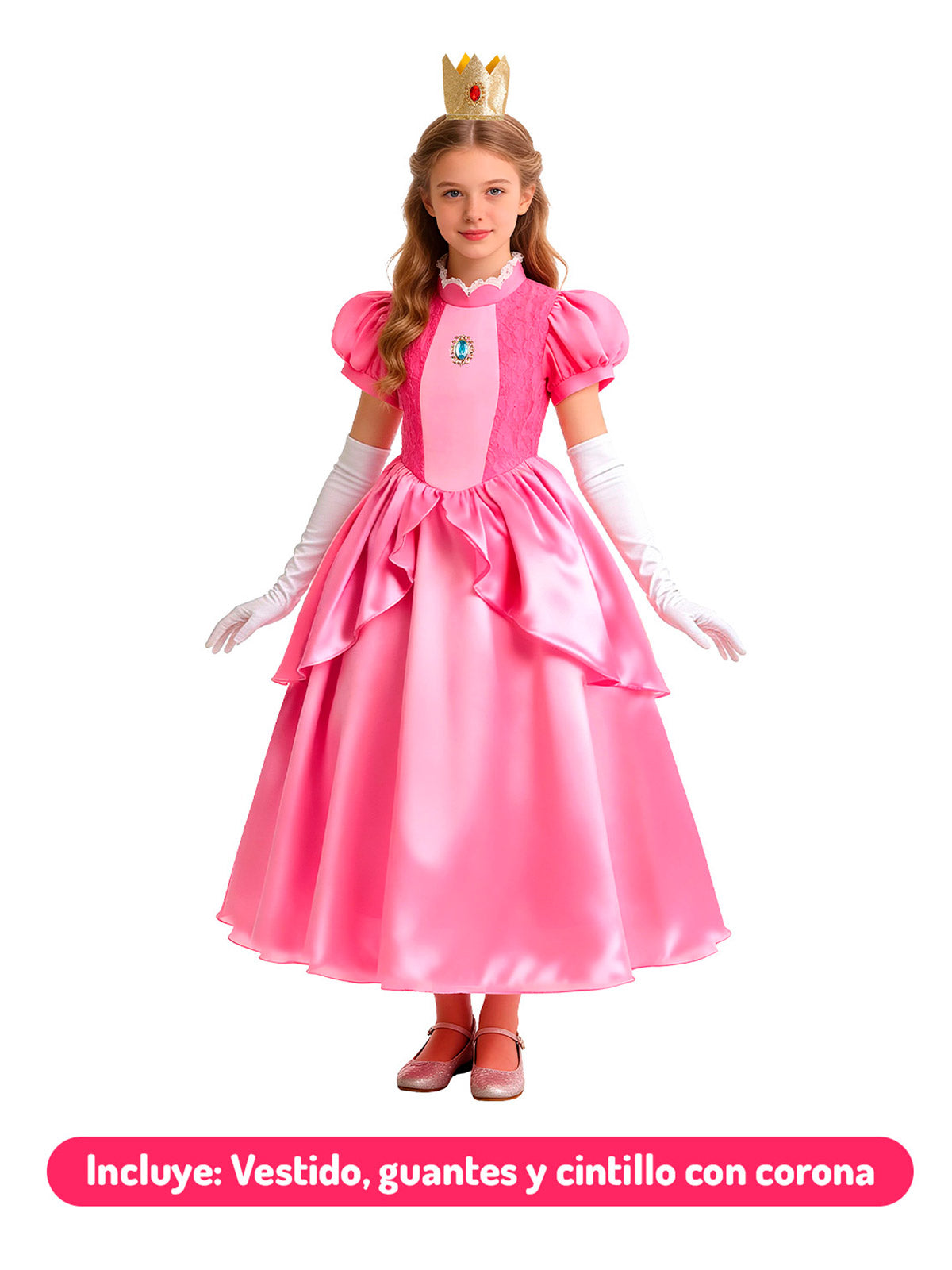 Traje Princesa Fucsia 13-14 - Don Cotillon