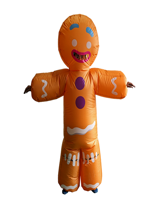 Traje Adulto Inflable Galleta 160-190 cm - Don Cotillón