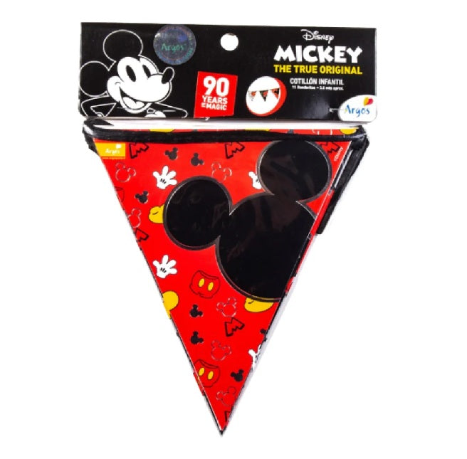 Banderin Triangular Mickey Mouse