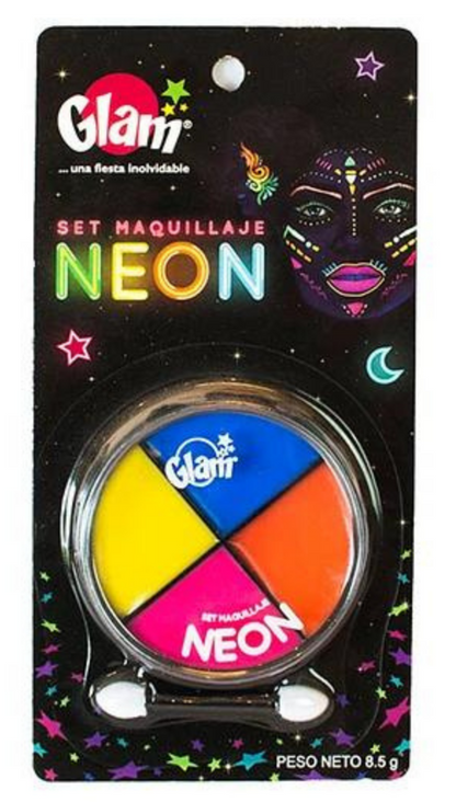 Maquillaje Neon Fluor x 4