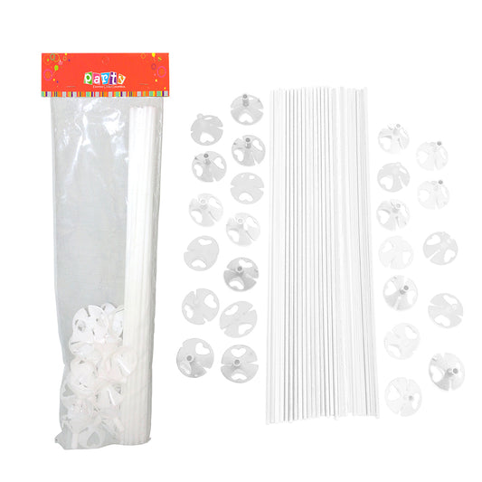 Varillas X 25 Unid 30 Cms Color Blanco