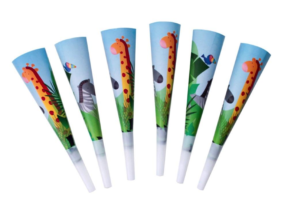 Cornetas Animales X 6 - Airy - Carnaval Online