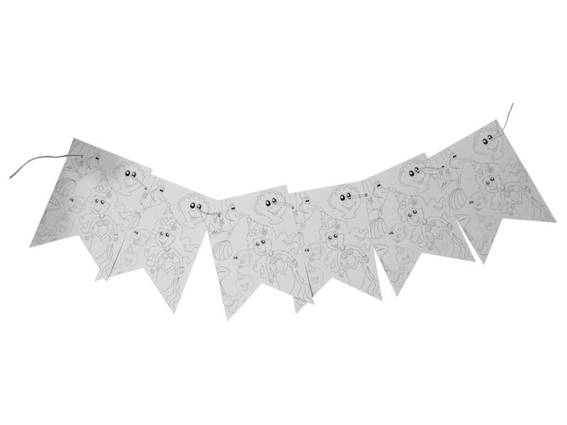 Banderin Coloreable Mar X 12 - Airy - Carnaval Online