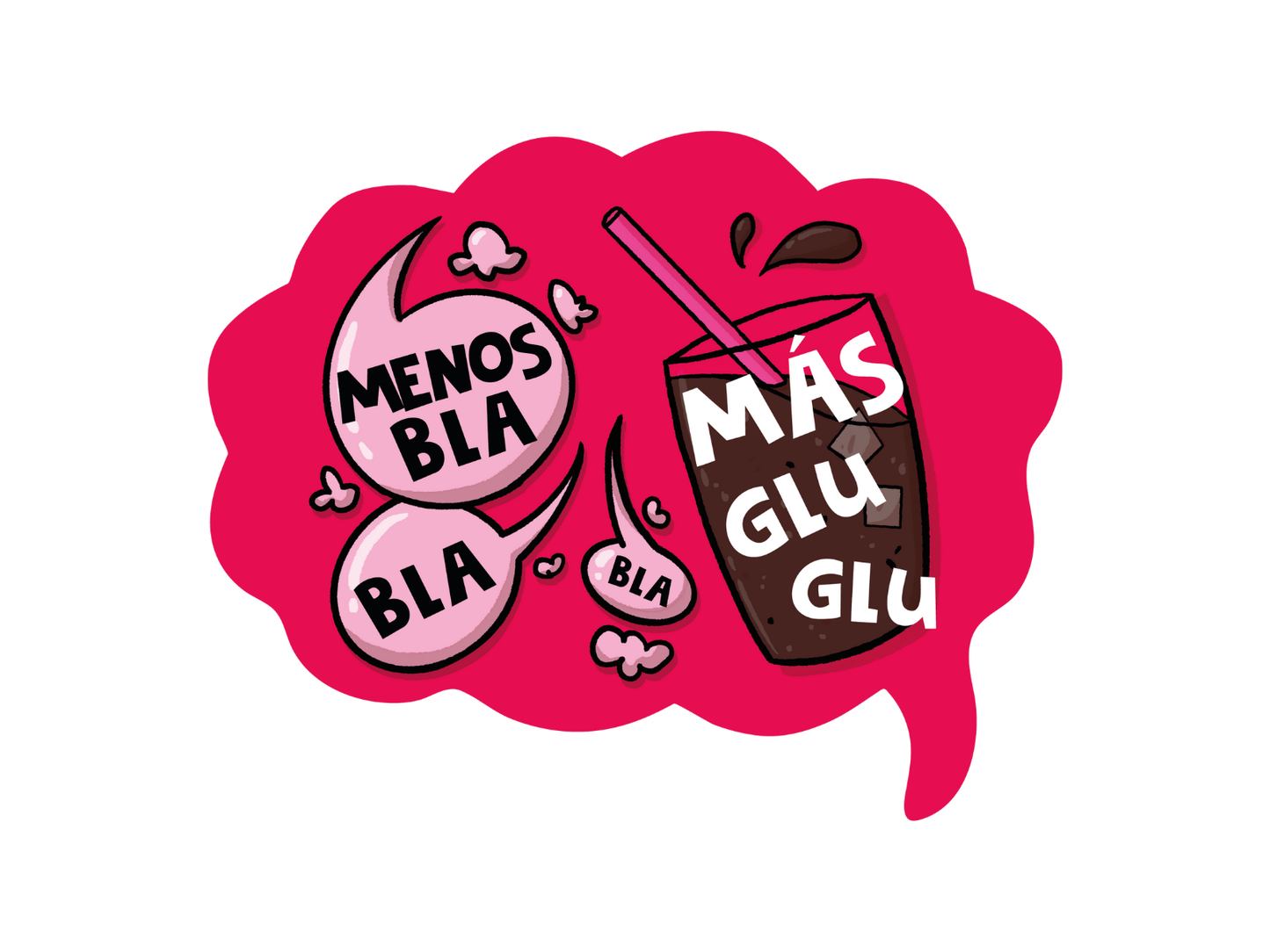 Gorro Menos Bla Bla Mas Glu Glu