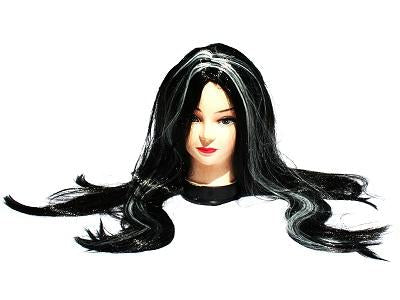 Peluca Morticia - Airy - Carnaval Online