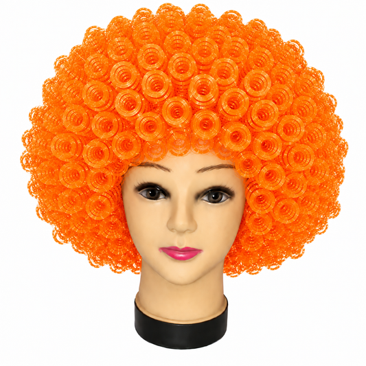 PELUCA AFRO NARANJA